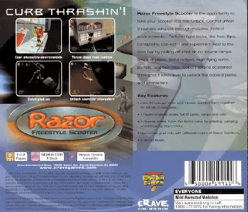 Razor Freestyle Scooter (US) box cover back